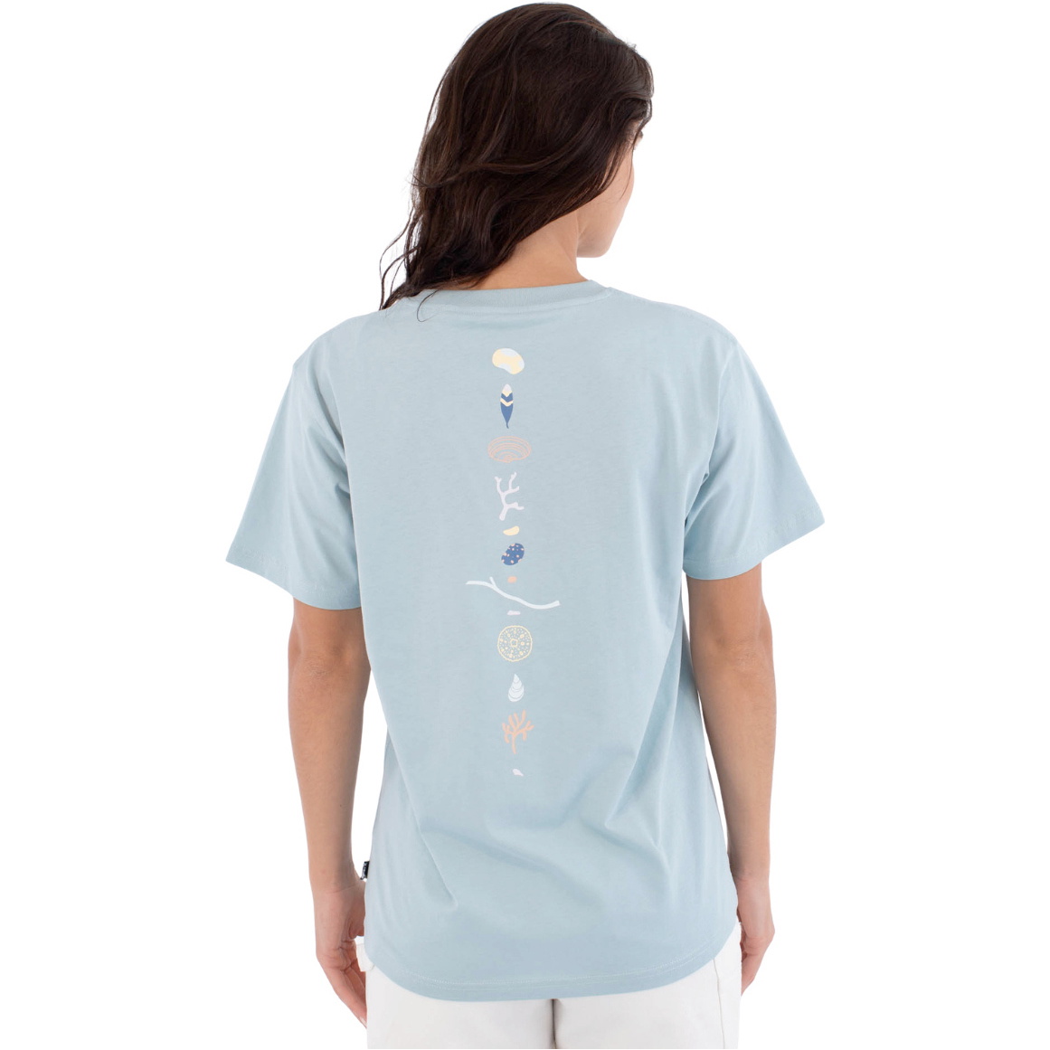 2026 Hurley Womens Island Sea Elements Tee WTSEU00031 - Spring Breeze